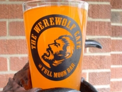 Werewolf Caf Pint Glass